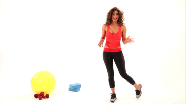Standing leg lifts clearance exercise