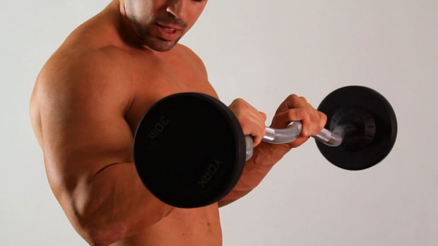 Barbell clearance forearm extension