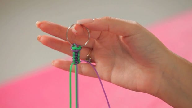 How to Make a Spiral Friendship Bracelet with Lanyard Howcast