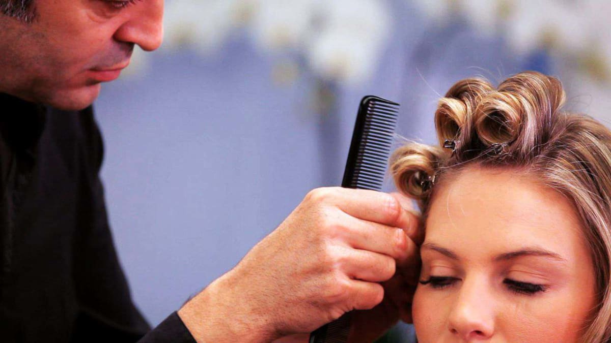 Long online pin curls