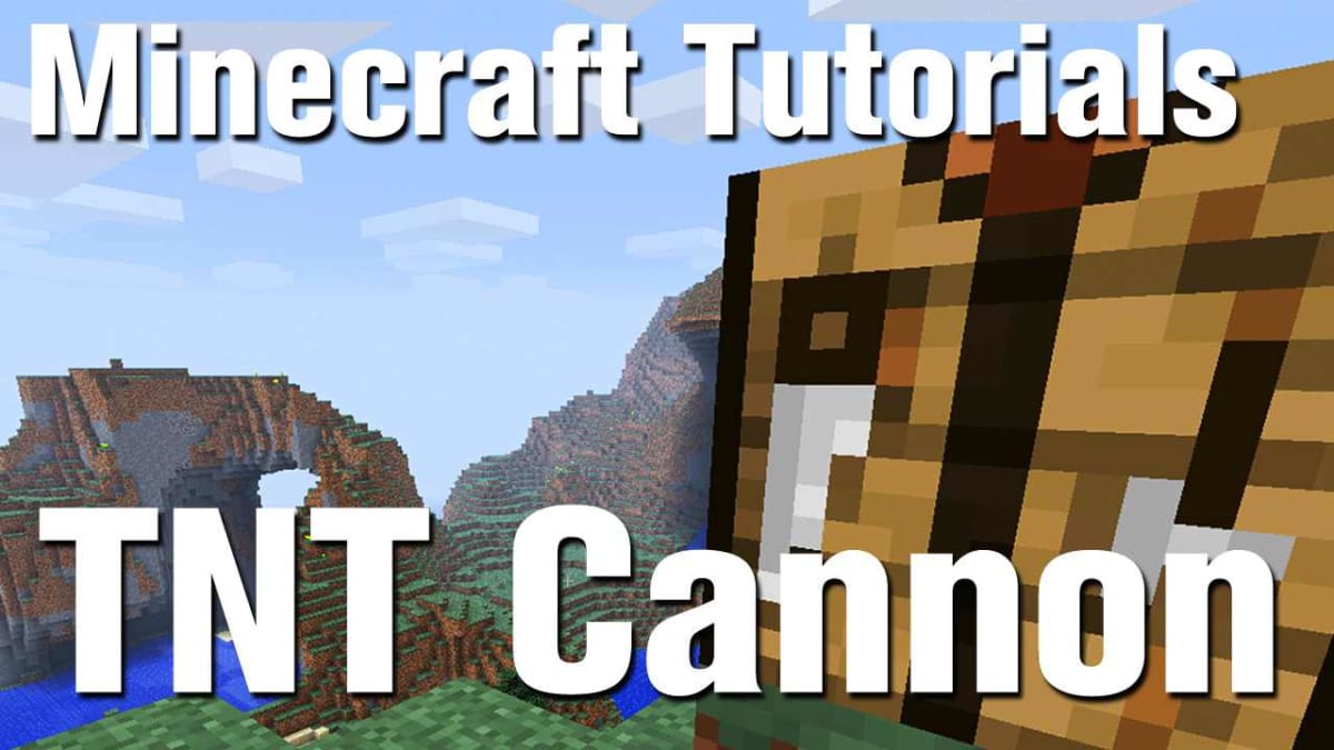 Minecraft Tutorial How to Make a Portable Cannon in Minecraft