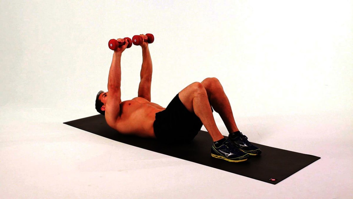 Dumbbell sit up deals