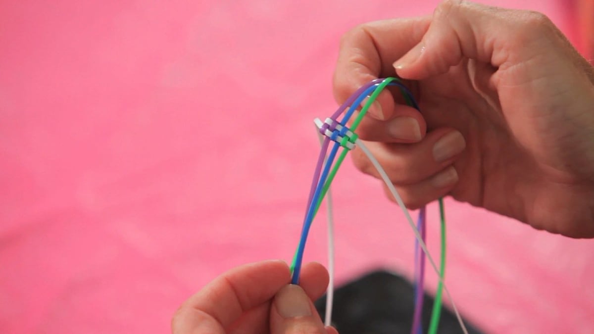 How to Make a Multi Box Friendship Bracelet with Lanyard Howcast