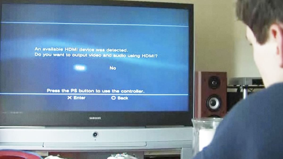 Hook up ps3 to tv clearance