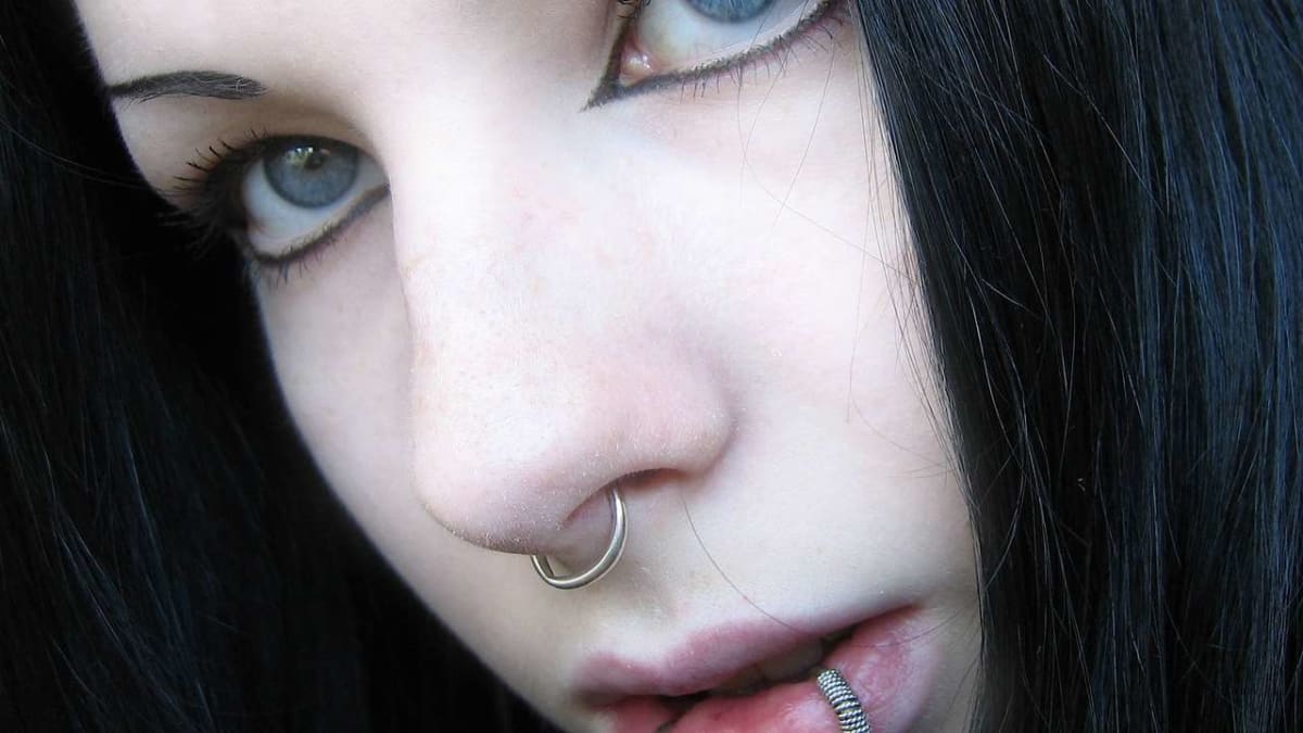 Septum mouth best sale piercing