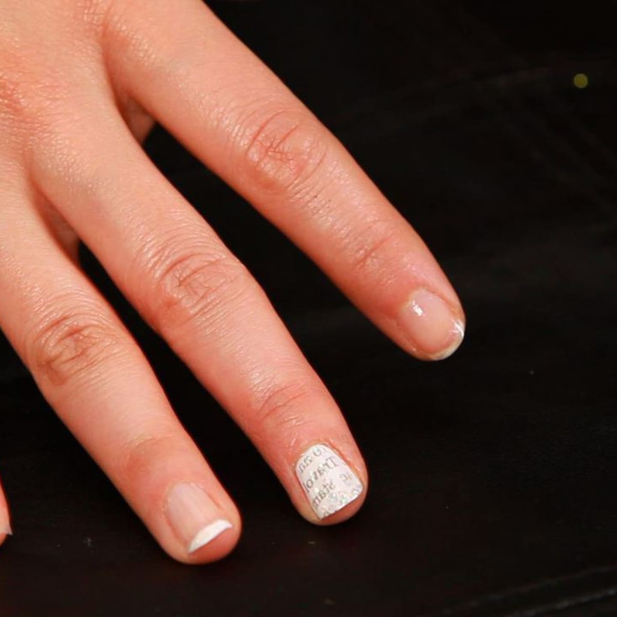 How to Do Newspaper Print Nails - Howcast How to Do Newspaper Print Nails - Howcast