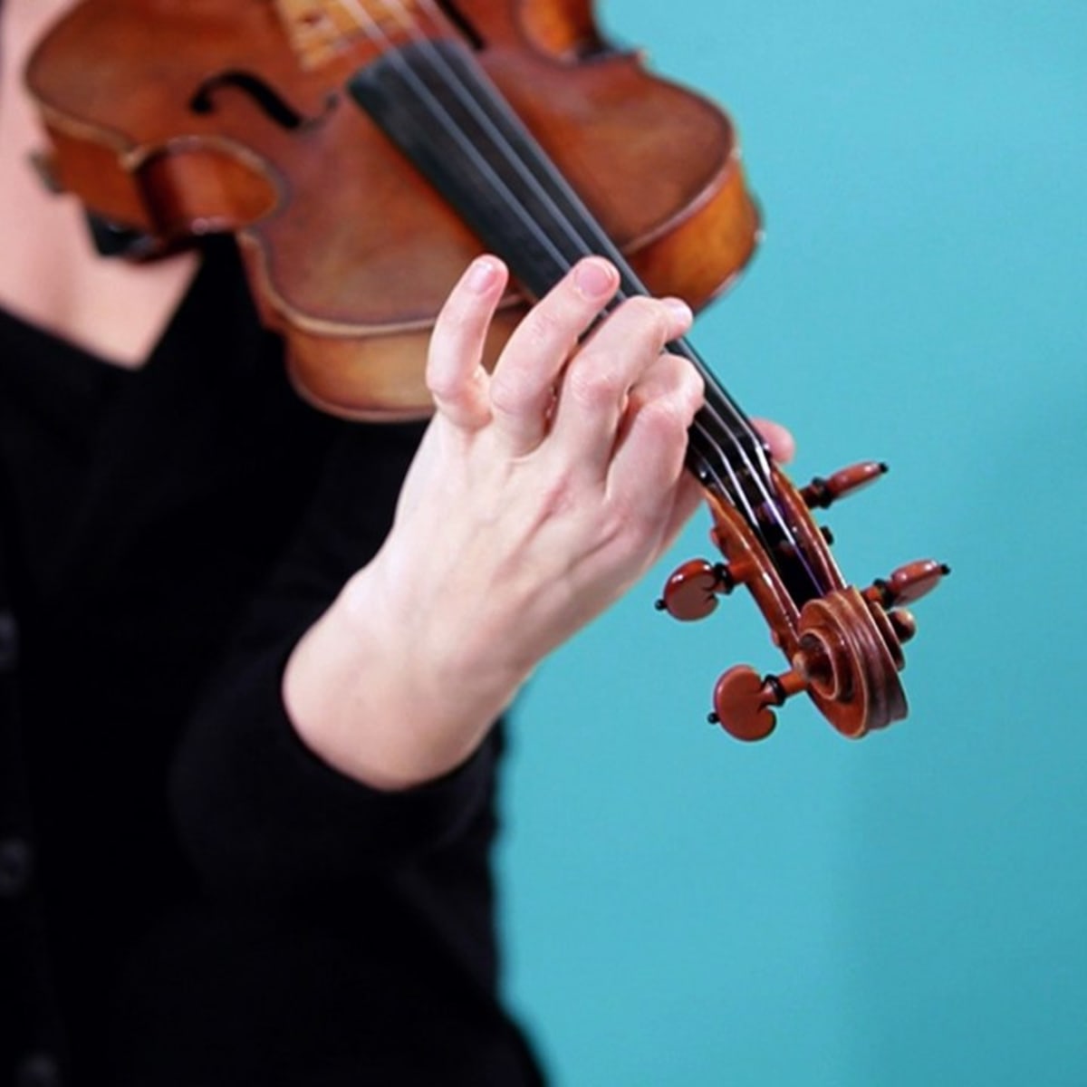 Left violin on sale