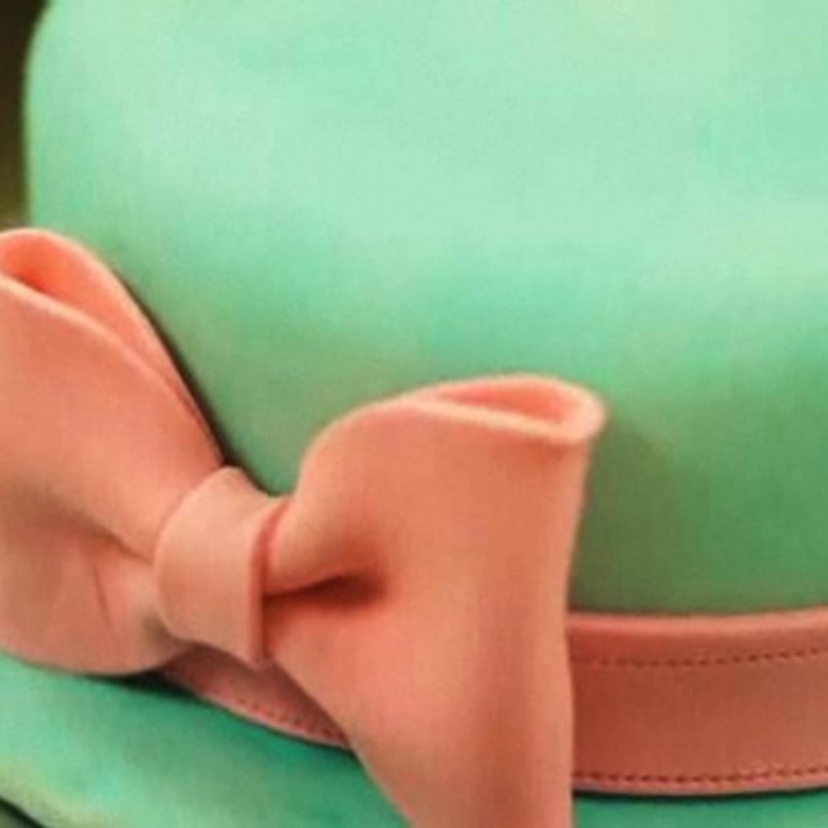How to put ribbon sale on fondant cake