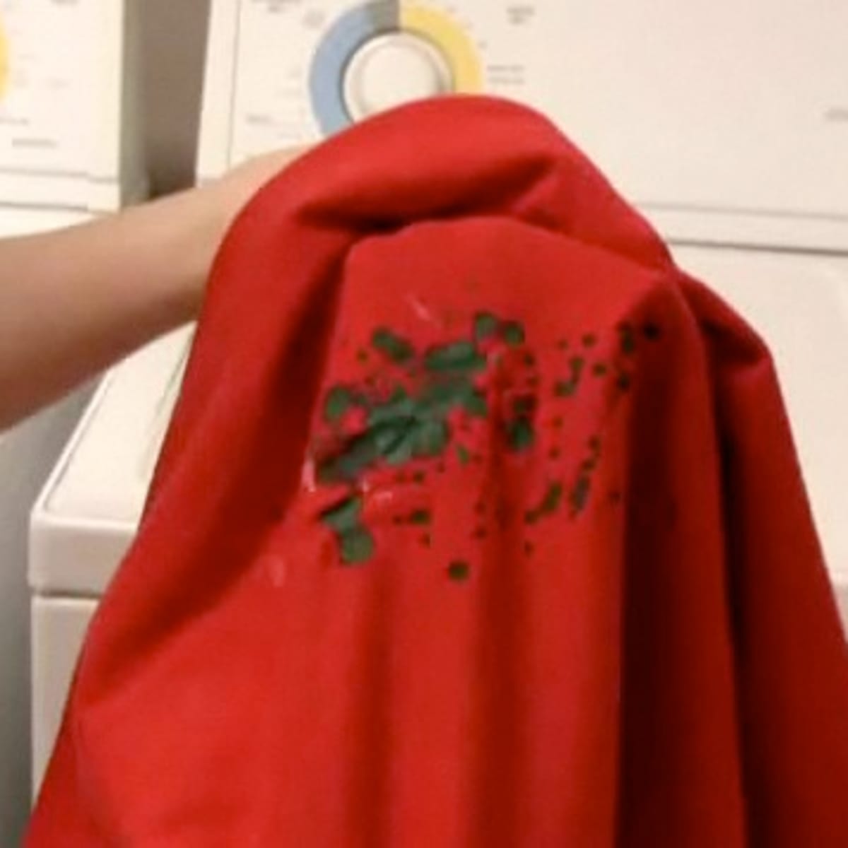 Cleaning gum clearance out of dryer
