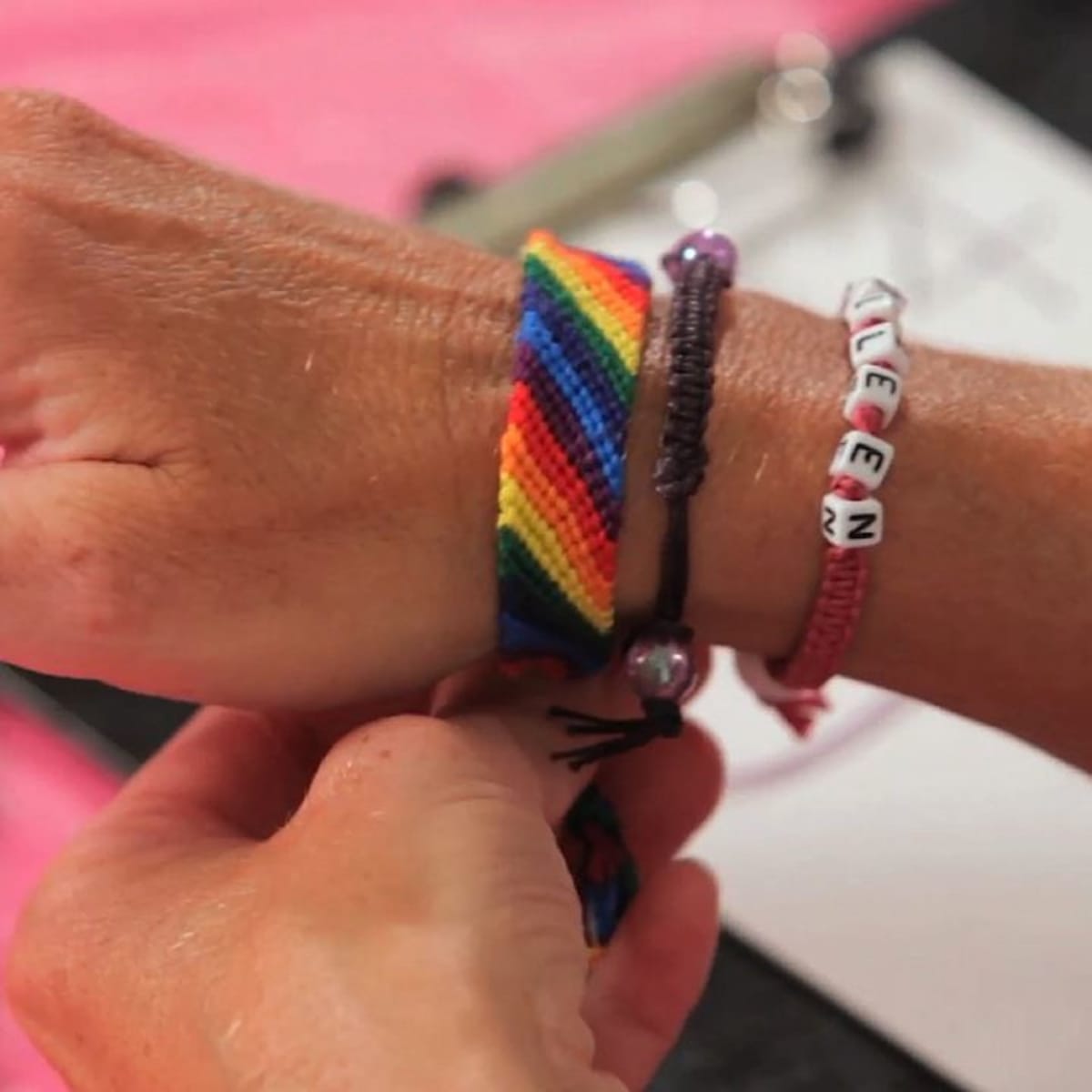 How to Make a Candy Stripe Friendship Bracelet Howcast