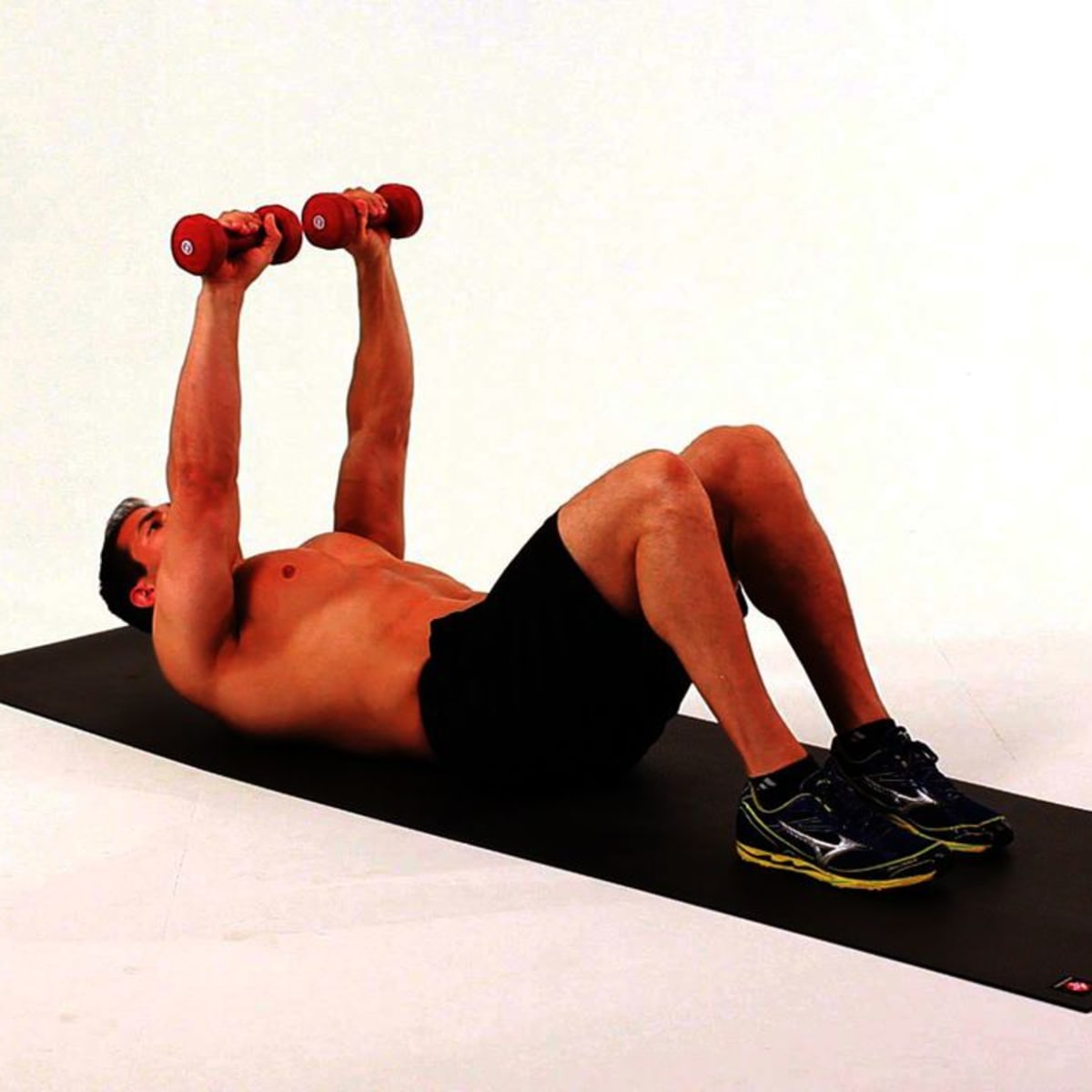 How to Do a Straight Arm Crossover Sit Up Howcast