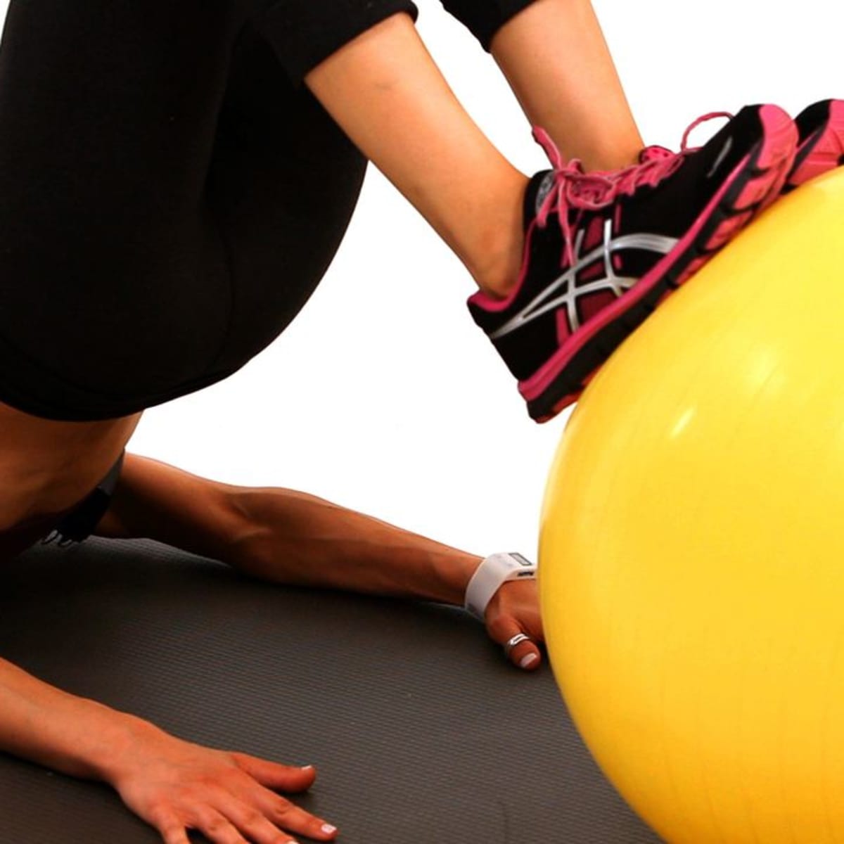 Hamstring exercises with hotsell ball
