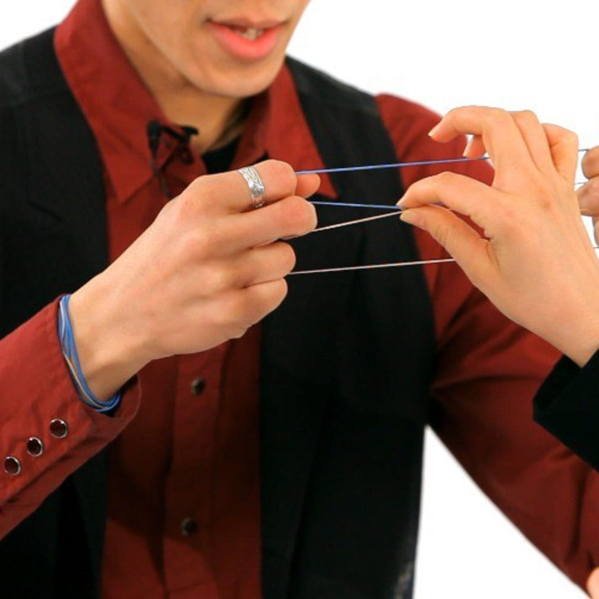 Rubber sales band tricks