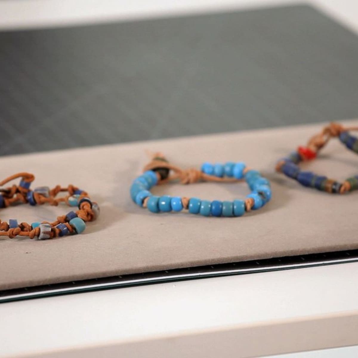 How to Make a Leather Bracelet with Trade Beads Howcast