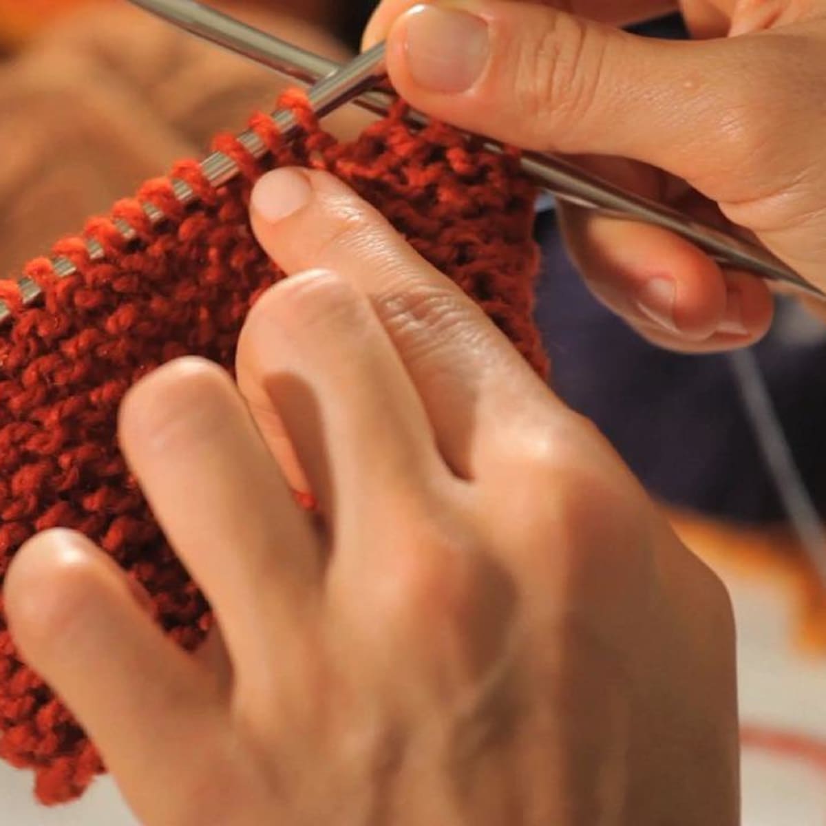 How to Do a Garter Stitch in the Round Howcast