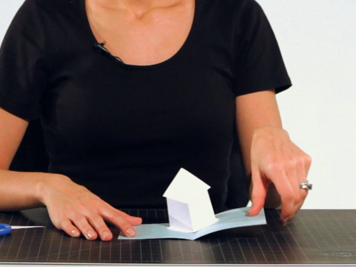 How To Make A House Pop Up Card Howcast
