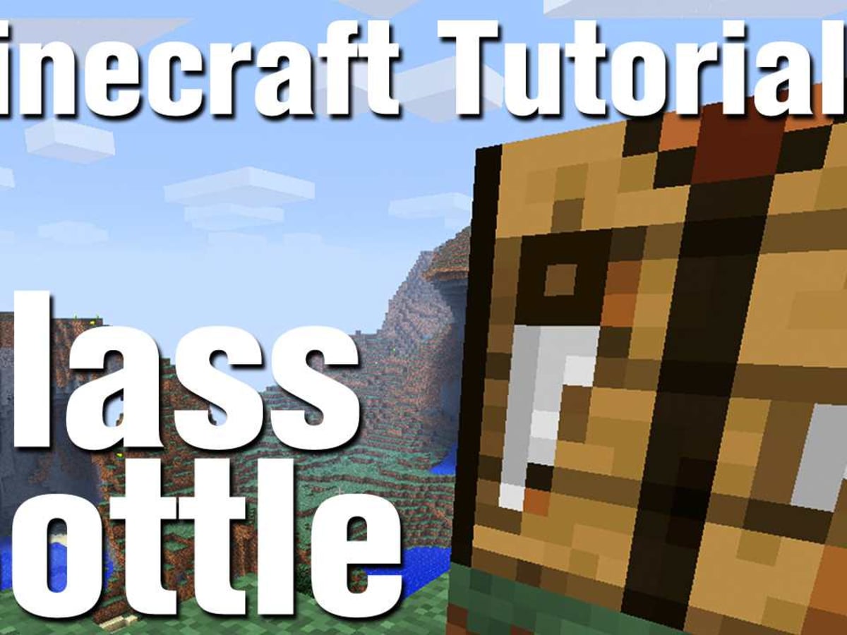 Minecraft Tutorial How To Make A Glass Bottle In Minecraft Howcast