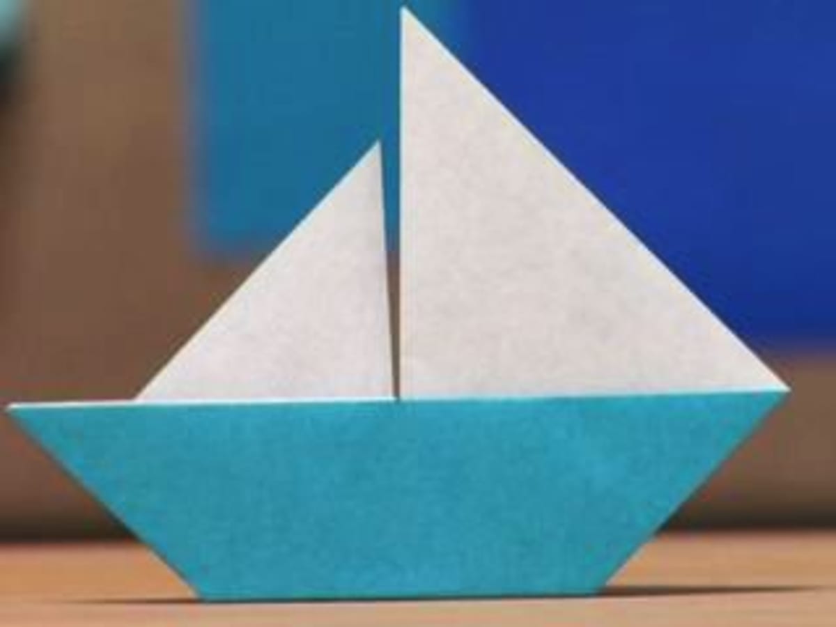 How to Fold an Origami Sailboat Howcast