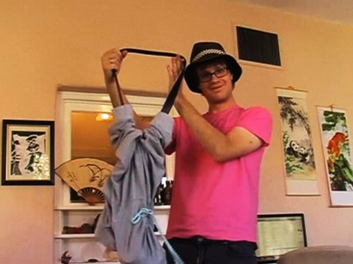 How to Turn a Hoodie into a Bag Howcast