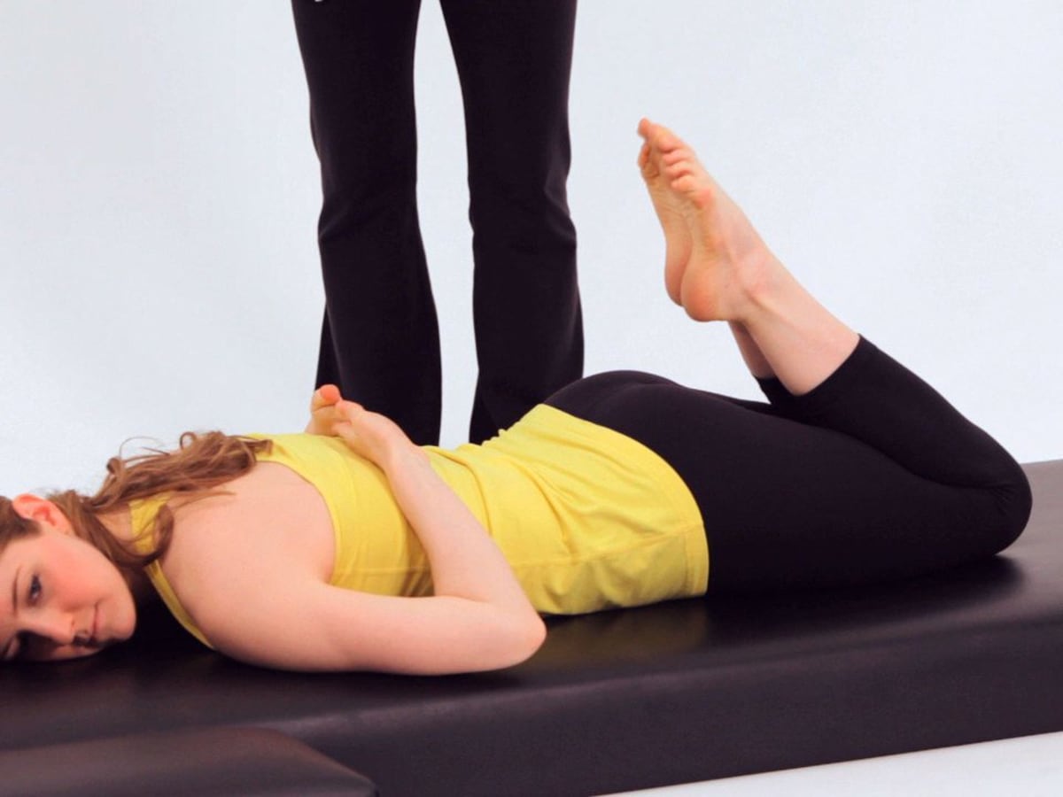 Double leg kick pilates on sale