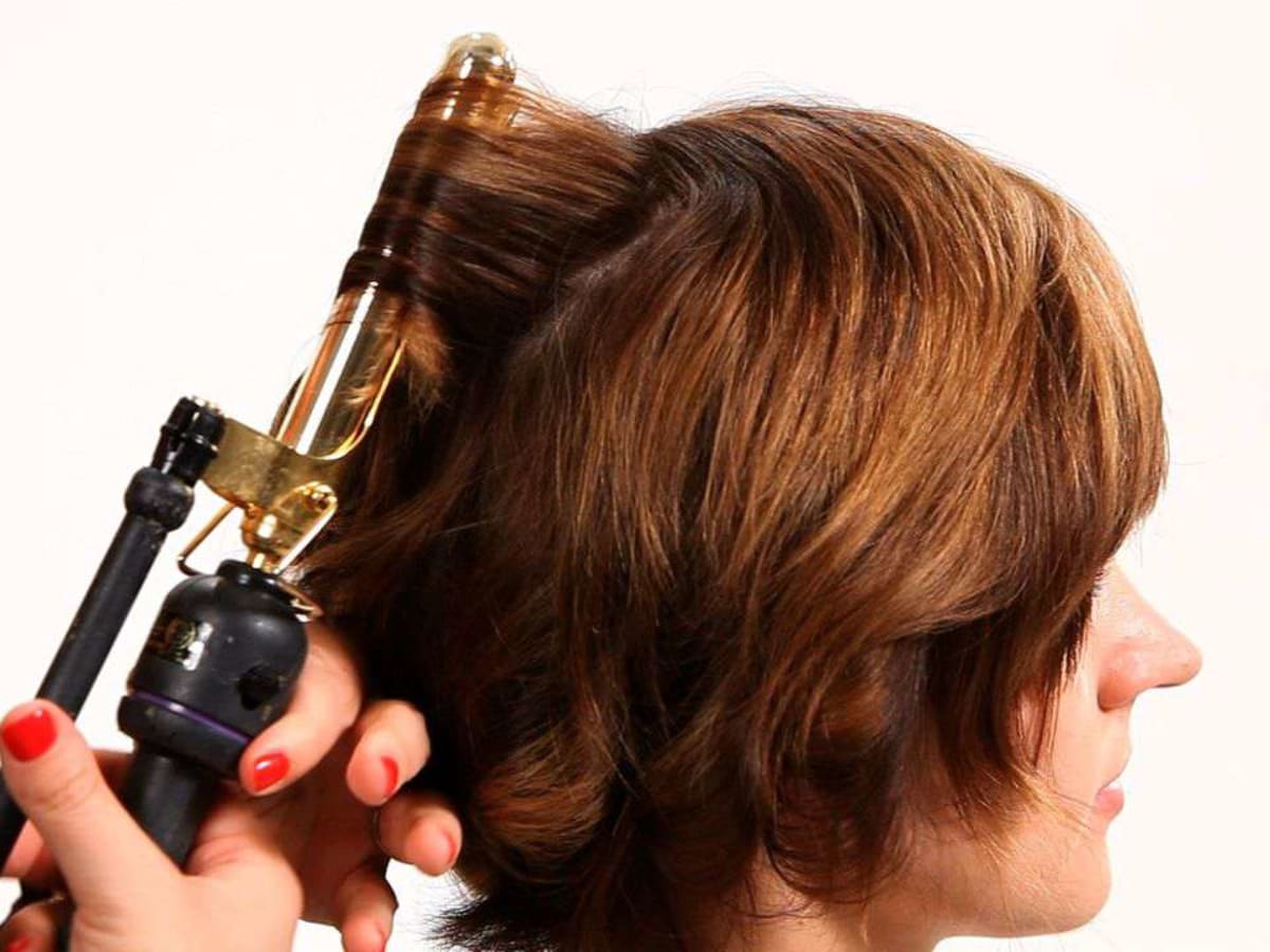 Curling wand size for short hair store