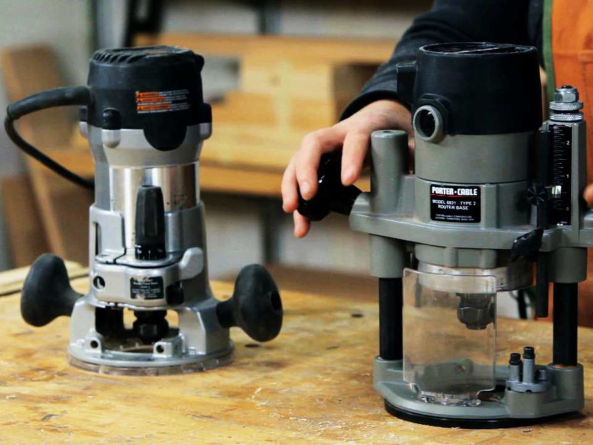 Types of wood clearance routers