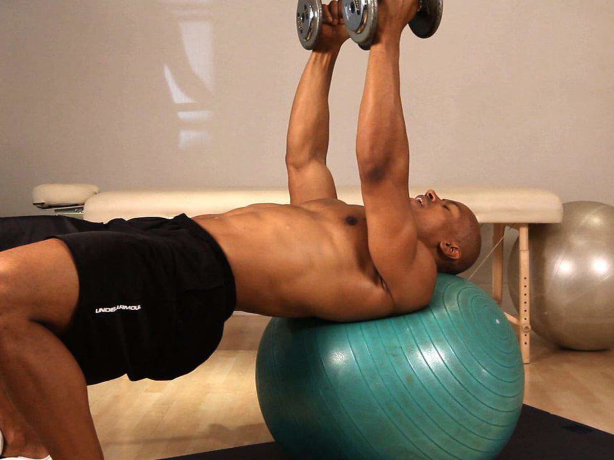 Flat exercise ball sale