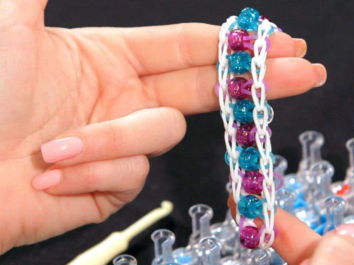 How to Make a Bead Ladder Rainbow Loom Bracelet Howcast