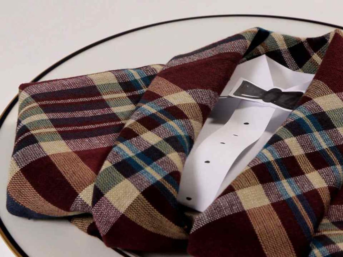 Napkin folding hotsell tuxedo shirt