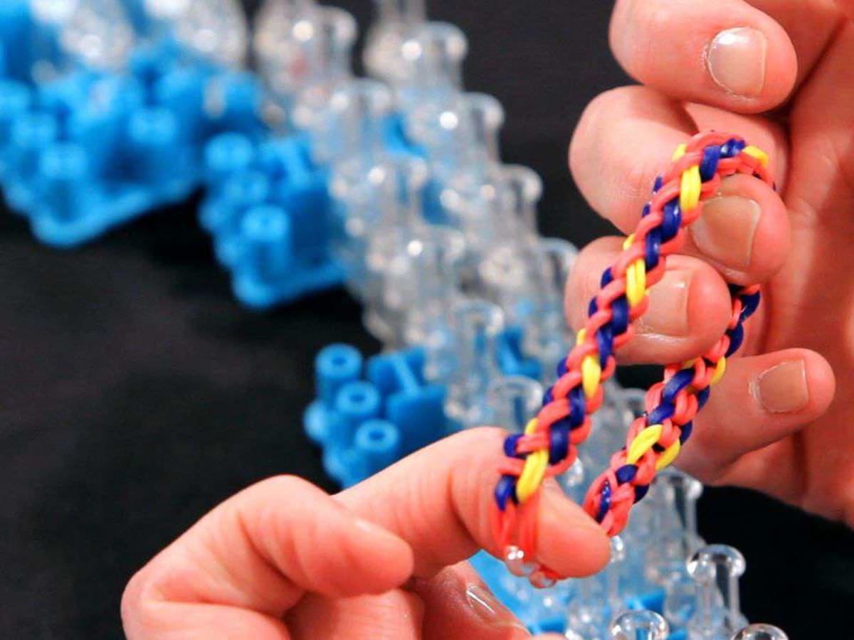 Rainbow loom 3 row deals bracelet
