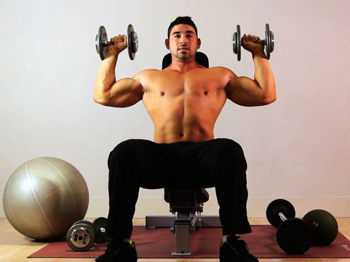 Seated strict press deals