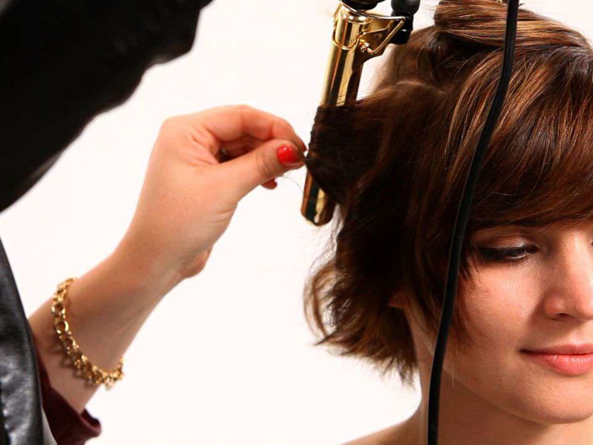 Curling really short hair online