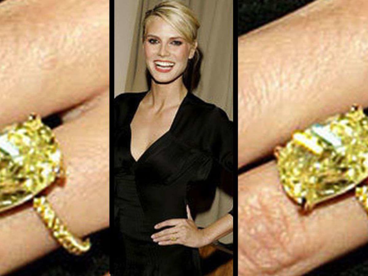 Heidi klum clearance engagement ring 2018