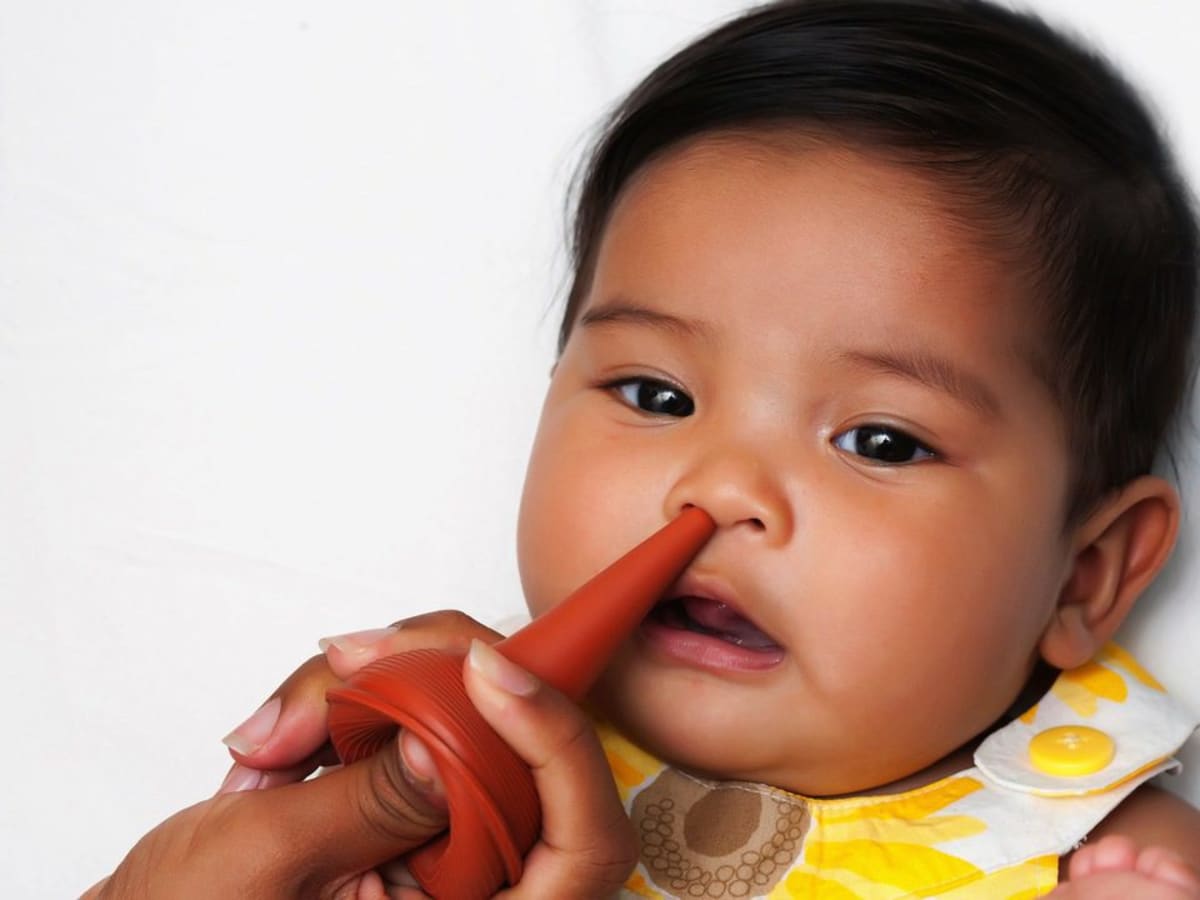 Mucus in on sale baby nose