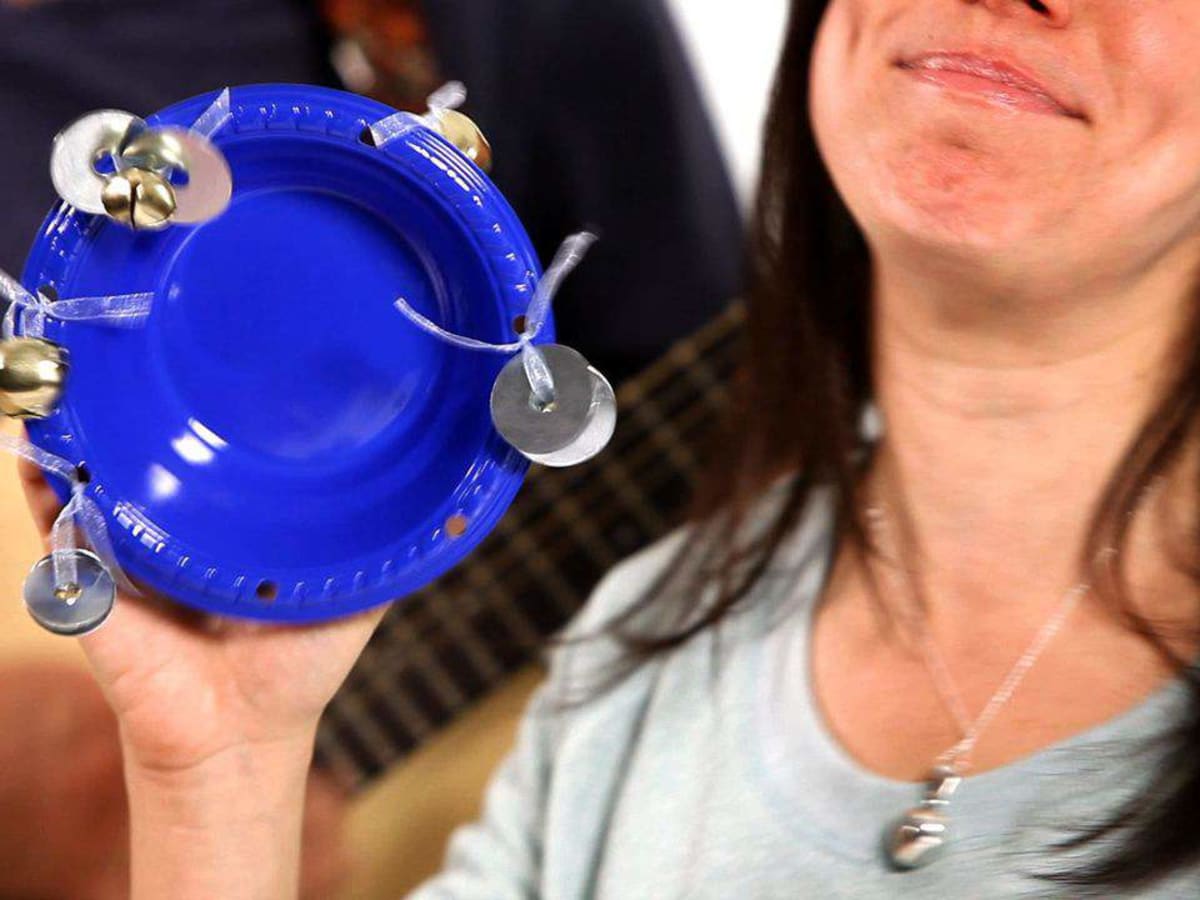 Homemade tambourine shop