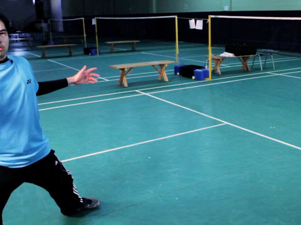 Forehand badminton sales
