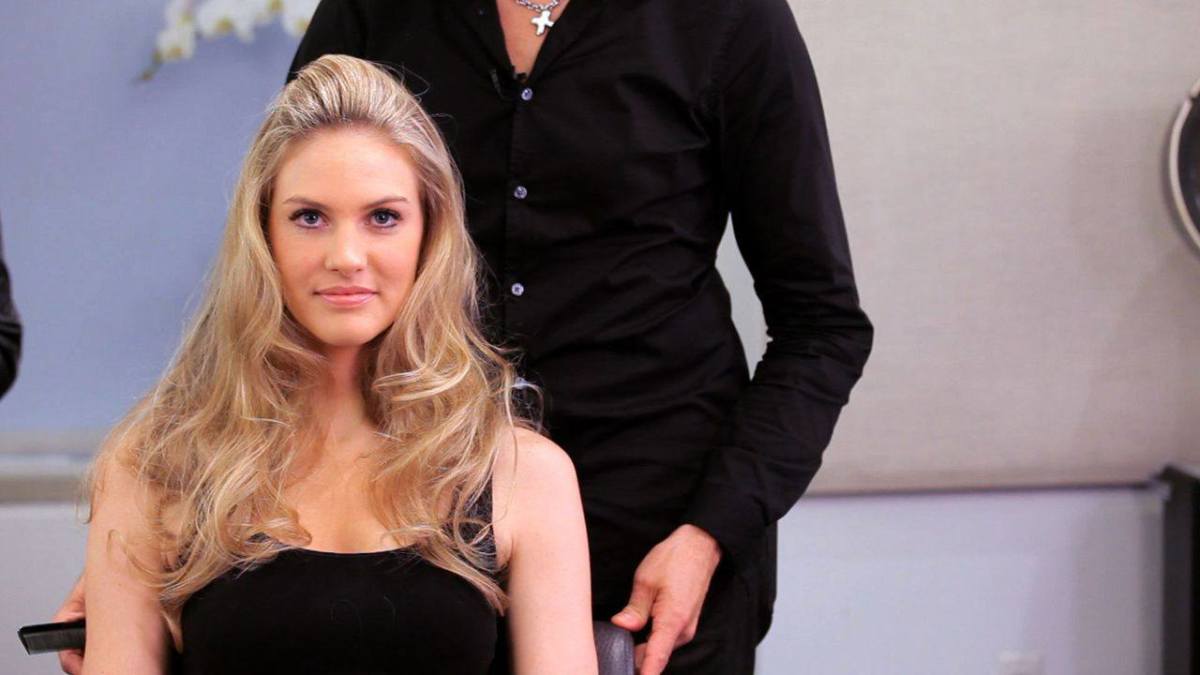 How To Do A Half Up Half Down Updo Howcast