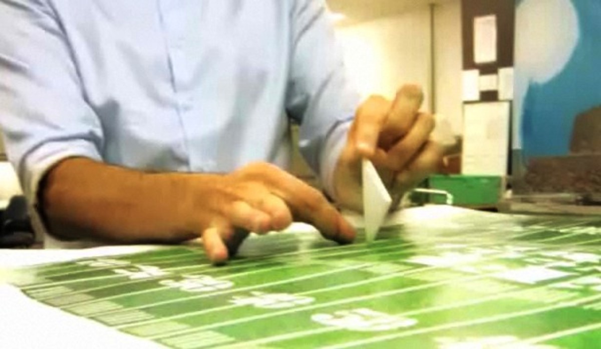 How to Fold Paper for a Paper Football Howcast