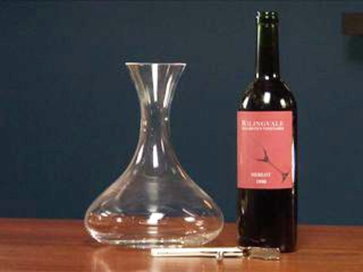 How to Decant a Bottle Of Wine Howcast