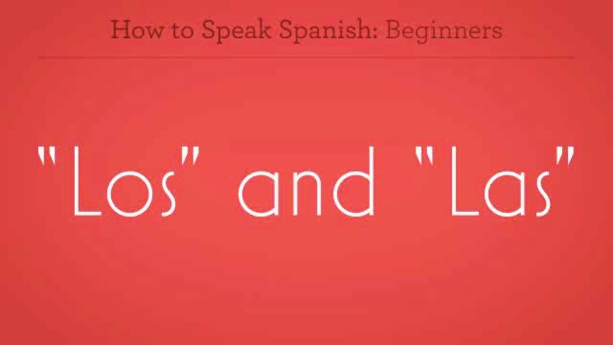 How To Use Los And Las In Spanish Howcast