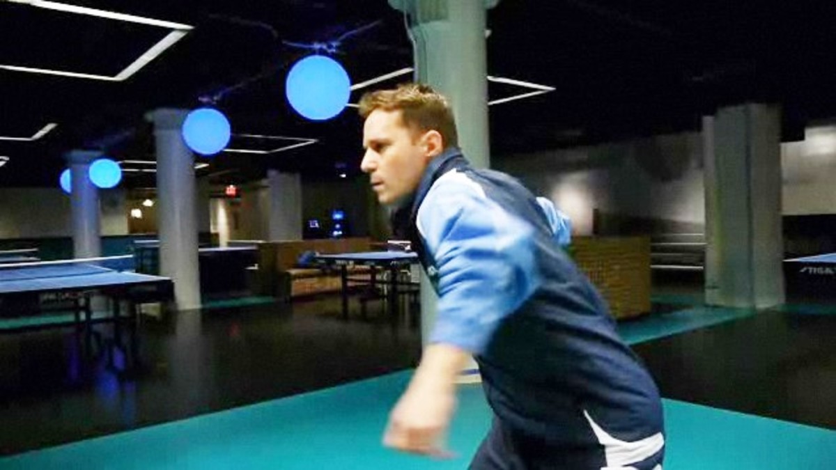 How to Do a Forehand Push in Table Tennis aka Ping Pong Howcast