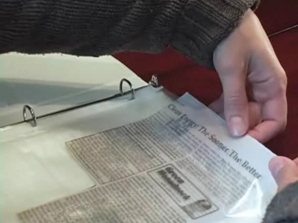 How to Preserve a Newspaper Clipping Howcast