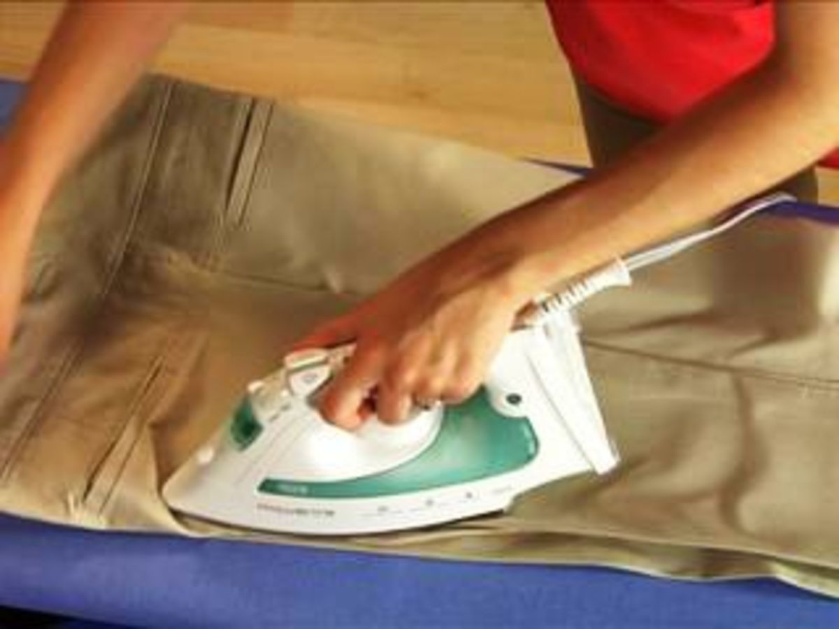 How to Iron a Pair Of Pants Howcast