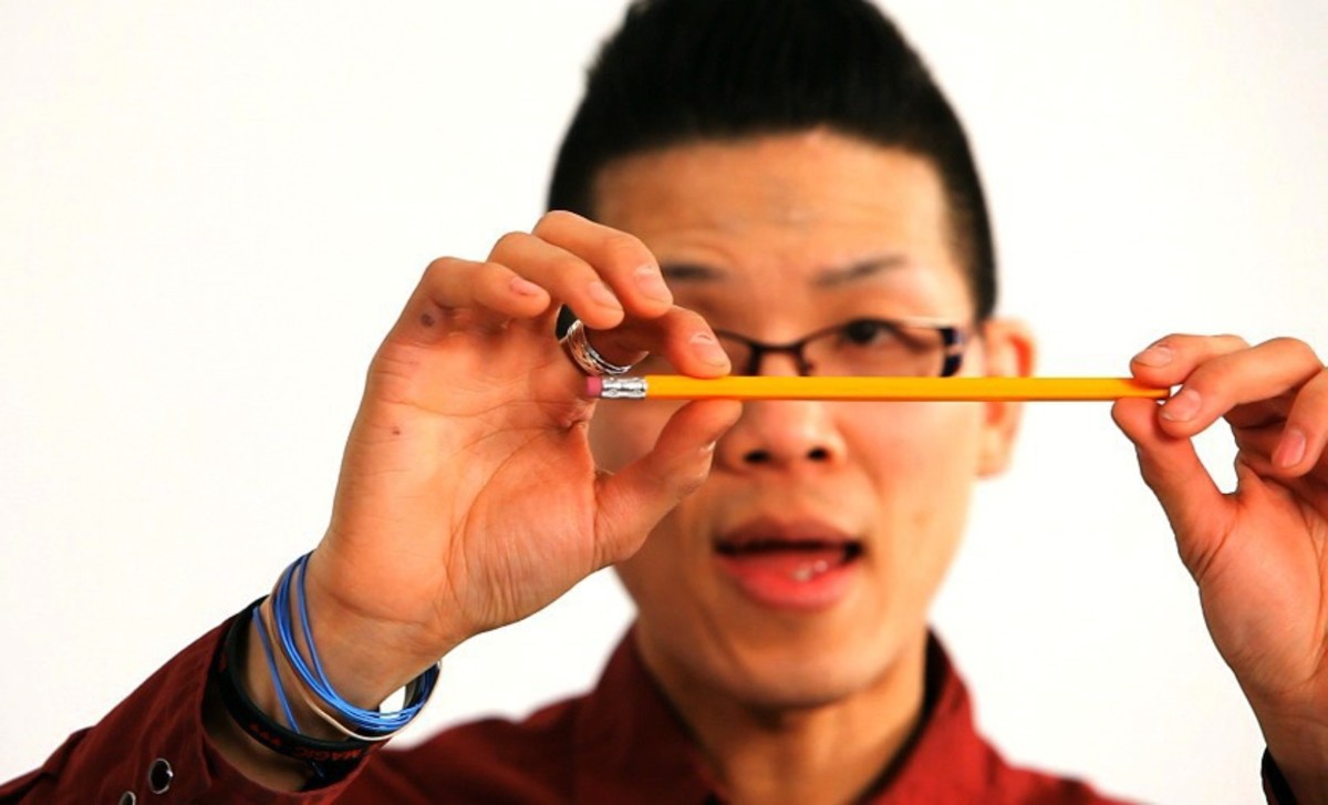 How To Do The Rubber Pencil Office Magic Trick Howcast How To Do The Rubber Pencil Office Magic Trick Howcast