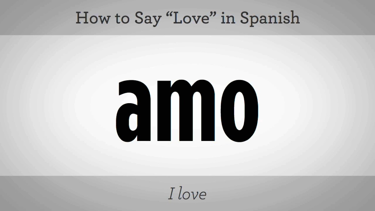 How To Say Love In Spanish Howcast