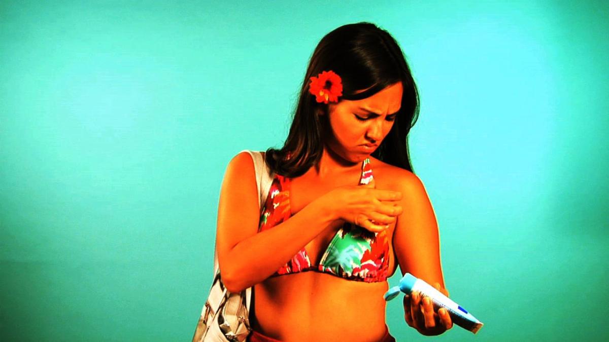 Quick Tips How to Remove Suntan Lotion from Your Swimsuit Howcast