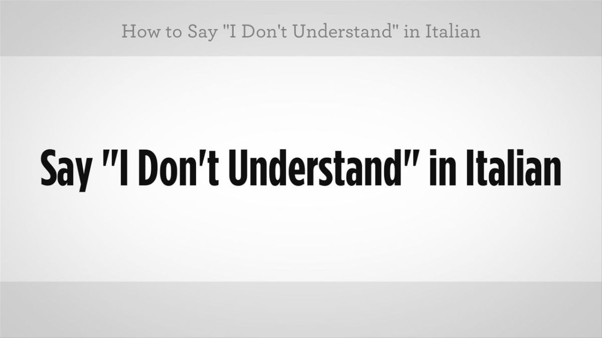 How to Say How to Say