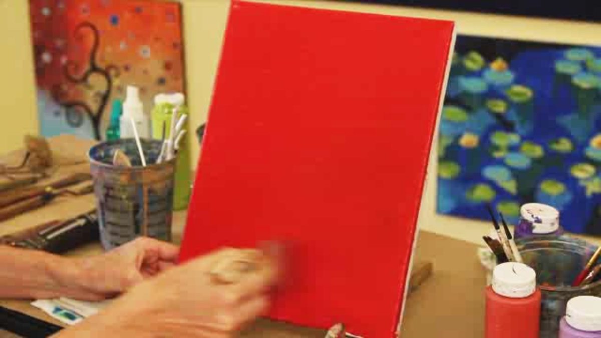 How to Paint a Simple Background with Acrylic Howcast