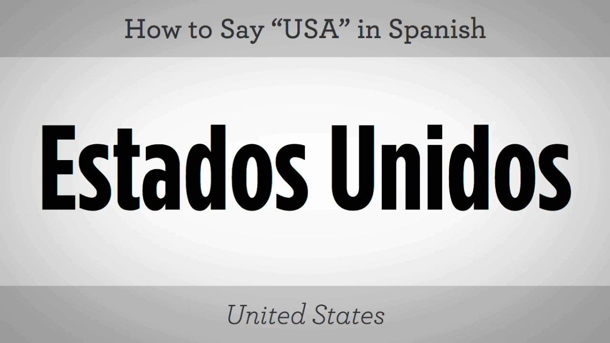 How to Say "USA" in Spanish - Howcast