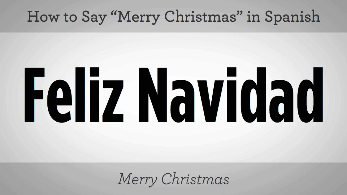 How to Say "Merry Christmas" in Spanish - Howcast